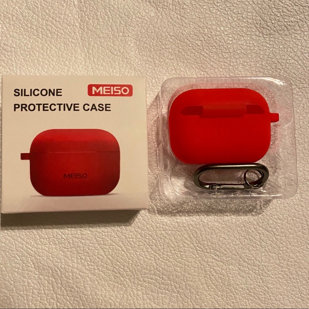 NWT silicone protective case for iPod pros red